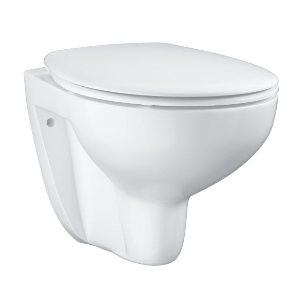 Grohe Bau Ceramic zavesné WC Rimless, so sedátkom SoftClose, alpská biela 39351000