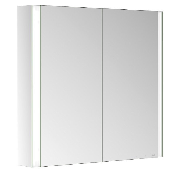 KEUCO Somaris skrinka zrkadlová 80 x 71 x 12,7 cm 2-dvierka, s vyhrievaním, s osvetlením 14502002111