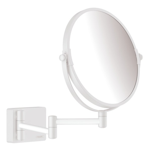 Hansgrohe AddStoris kozmetické zrkadlo, matná biela, 41791700