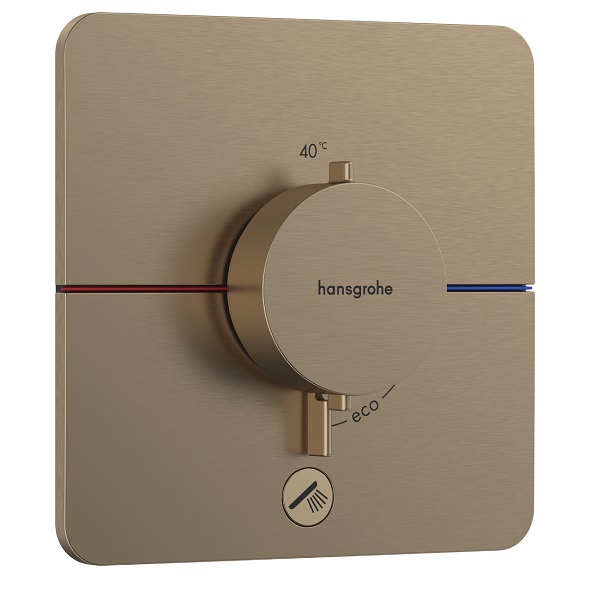 HANSGROHE ShowerSelect Comfort Q batéria sprchová podomietková termostatická pre 1 spotrebič kartáčovaný bronz 15589140