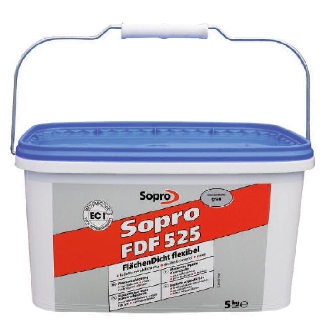 SOPRO hydroizolácia tekutá FDF 525 5 Kg vedro, pre  interier,flexibilná 230392