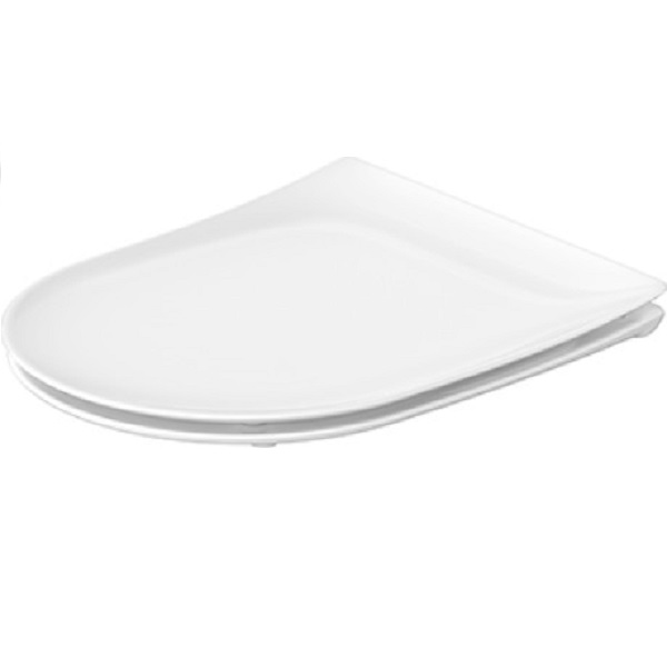 Duravit SOLEIL by Starck WC sedátko so SoftClose, oceľovými závesmi, biele 0022390000