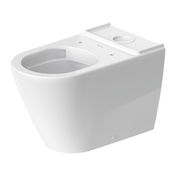 DURAVIT D-NEO misa WC kombi 37 x 65 cm, Rimless, odpad VARIO, bez nádržky, bez sedátka, biela 2002090000
