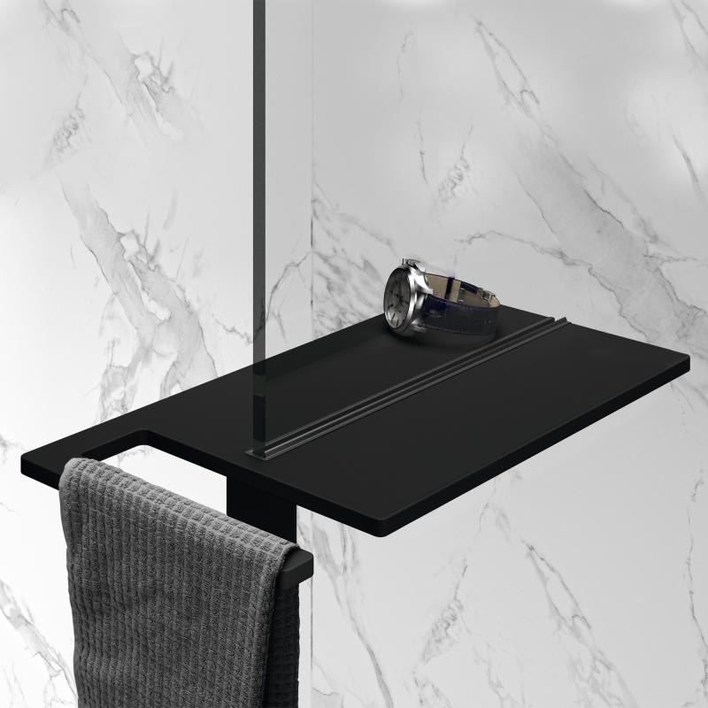 HUPPE SELECT+ Shower Board polička /upínací systém/ Black Edition SL2401123