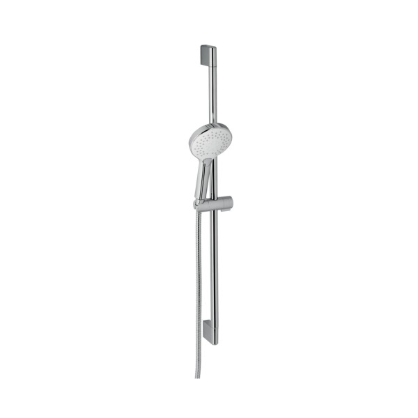 NOVASERVIS sprchový set- 3-polohová ručná sprcha,posuvný držiak sprchy a kovovú sprchovú hadicu s anti-twist systémom chróm KIT200,0
