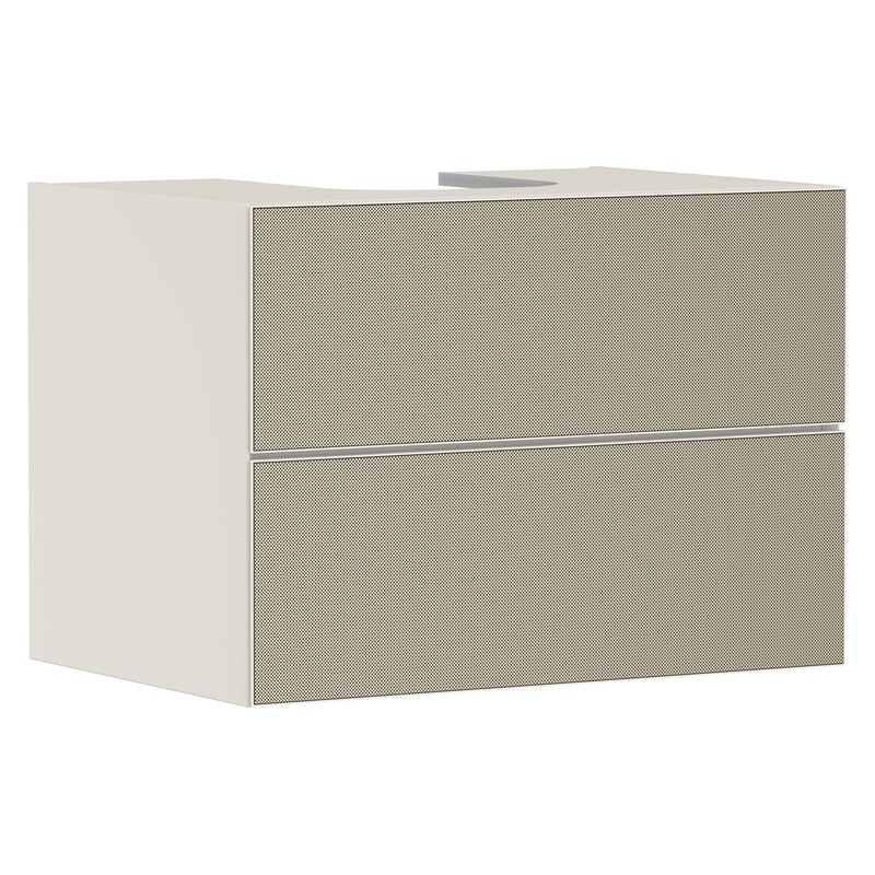 Hansgrohe Xevolos E skrinka pod umývadlo 780 x 550 mm s 2 zásuvkami pre dosku so zápustným umývadlom, pieskovo béžová matná, 54188390