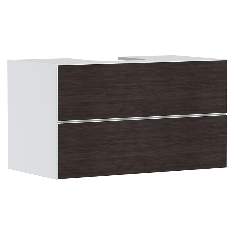 Hansgrohe Xevolos E skrinka pod umývadlo 980 x 550 mm s 2 zásuvkami pre dosku so zápustným umývadlom, matná biela, 54190730