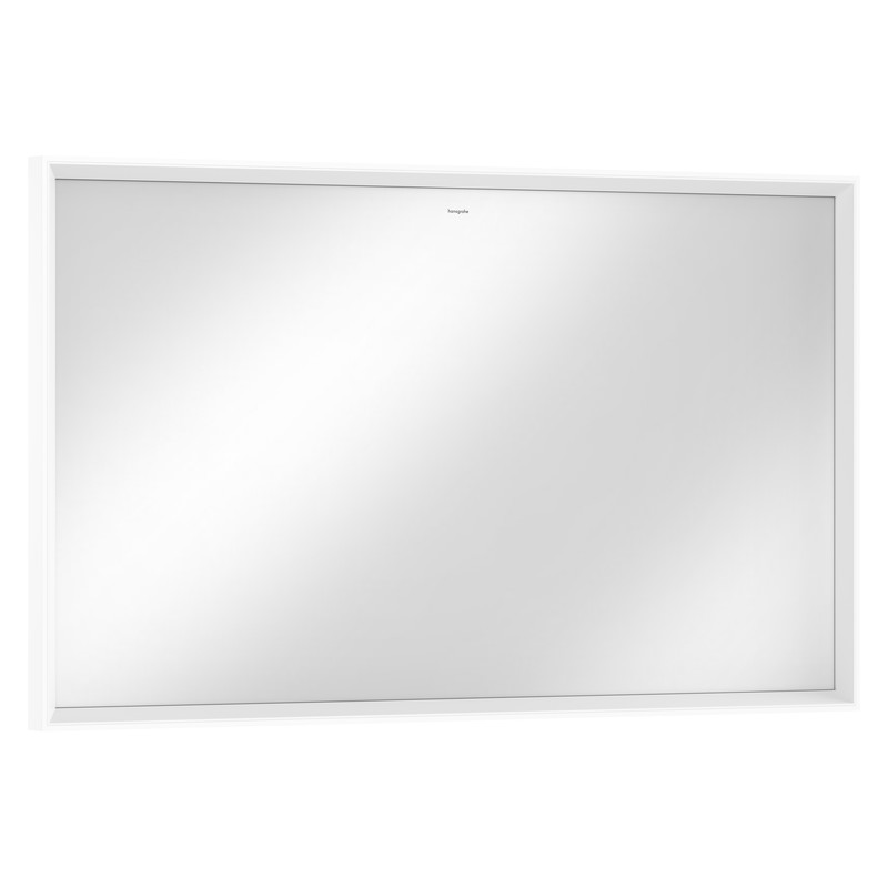 Hansgrohe Xarita E zrkadlo s LED osvetlením 1200 x 50 mm s infračerveným čidlom, matná biela, 54994700