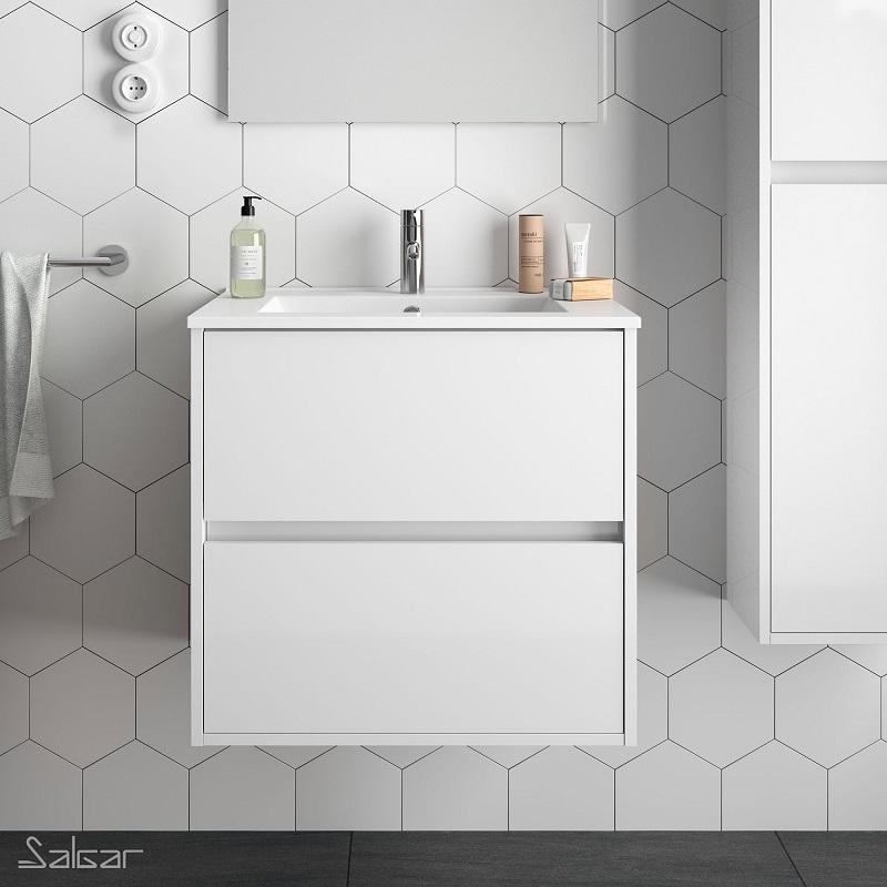 00 2 zásuvková lesklá biela lak,85028 - ROZBALENÝ TOVAR