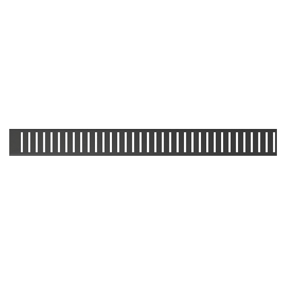 Alca - Rošt pre líniový podlahový žľab 750, čierna matná PURE-750BLACK