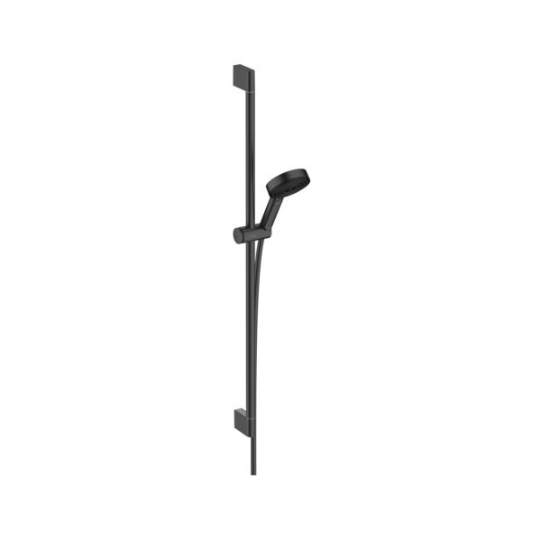 HANSGROHE Pulsify Select S sprchová sada 105 3jet Relaxation EcoSmart so sprchovou tyčou 90cm matná čierna, 24171670