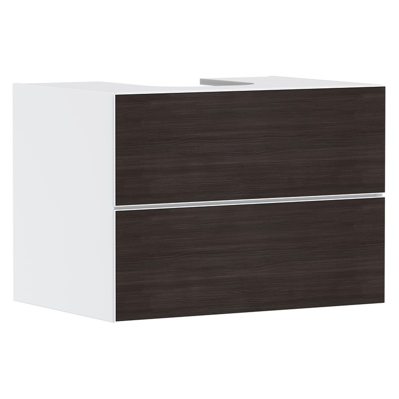 Hansgrohe Xevolos E skrinka pod umývadlo 780 x 550 mm s 2 zásuvkami pre dosku so zápustným umývadlom, matná biela, 54187730
