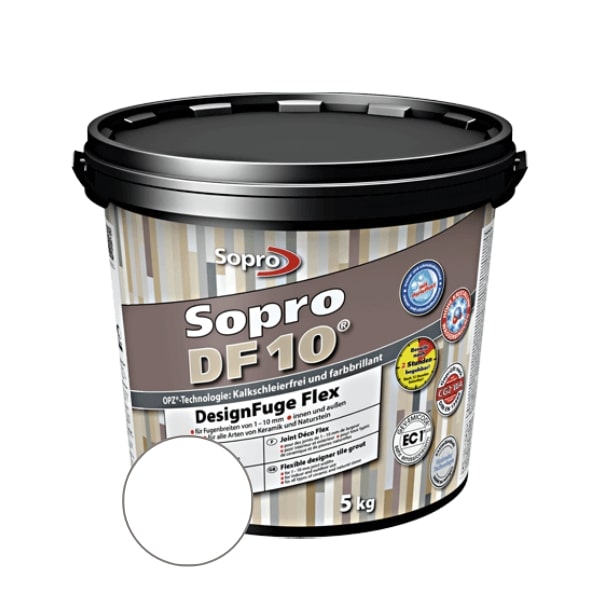 SOPRO DF10 hmota škárovacia weis 5 kg 231110