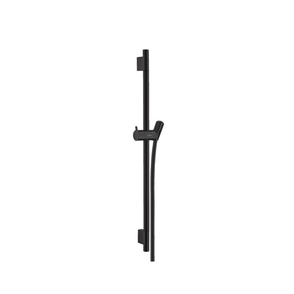 Hansgrohe Unica´S Puro sprchová tyč 65 cm so sprchovou hadicou matná čierna, 28632670
