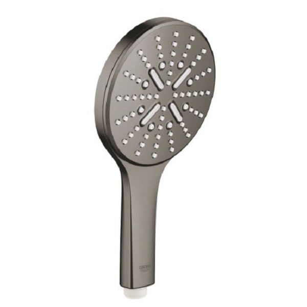 Grohe Rainshower SmartActive ručná sprcha 130 3-prúdy,  9,5 l/min, kartáčovaný Hard Graphite,  26574AL0
