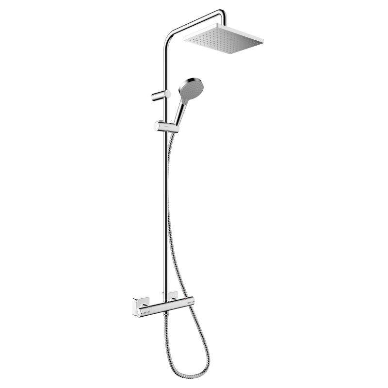 Hansgrohe Vernis Shape sprchový systém Showerpipe 230 1jet s termostatom chróm 26286000