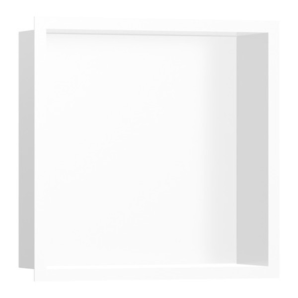 HANSGROHE XtraStoris Individual výklenok do steny matná biela s designovým rámom 300 x 300 x 100 mm matná biela 56099700