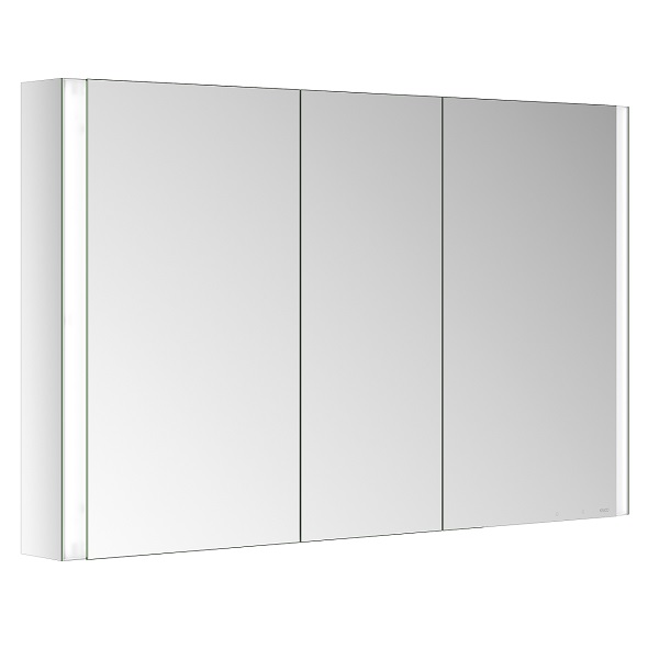 KEUCO Somaris skrinka zrkadlová 120 x 71 x 12,7 cm 3-dvierka, s vyhrievaním, s osvetlením 14504003111