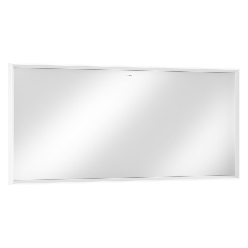 Hansgrohe Xarita E zrkadlo s LED osvetlením 1600 x 50 mm s infračerveným čidlom, matná biela, 54992700