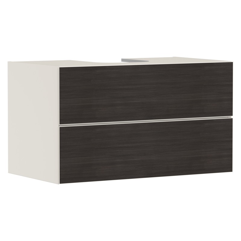 Hansgrohe Xevolos E skrinka pod umývadlo 980 x 550 mm s 2 zásuvkami pre dosku so zápustným umývadlom, pieskovo béžová matná, 54191730