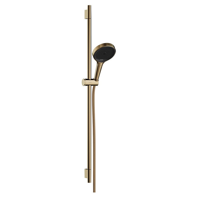 HANSGROHE Rainfinity 130 set sprchový Ecosmart so sprchovou tyčou 90 cm leštený vzhľad zlata 28744990