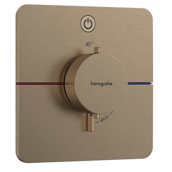 HANSGROHE ShowerSelect Comfort Q batéria sprchová podomietková termostatická pre 1 spotrebič kartáčovaný bronz 15581140