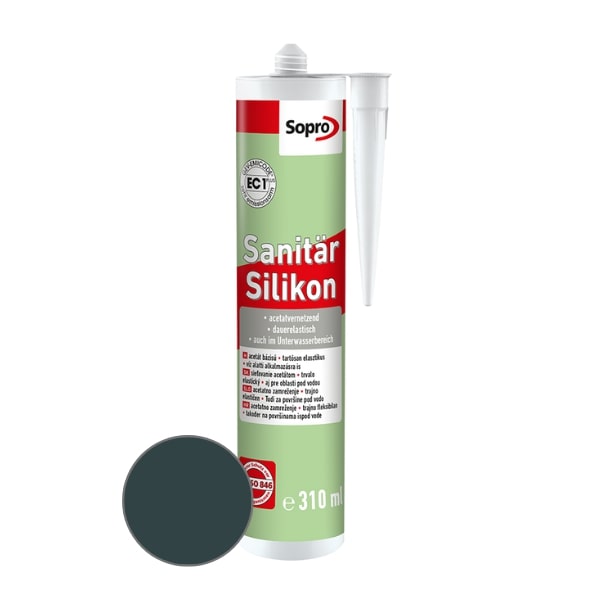 SOPRO silikón sanitárny anthrazit 310 ml 239066