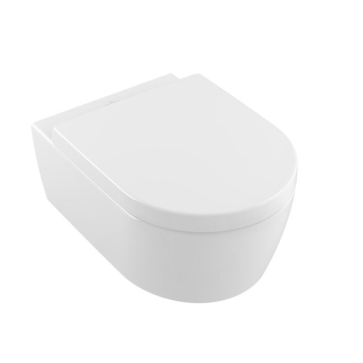 VILLEROY & BOCH Avento závesná WC misa s DirectFlush + sedátko so SoftClose biela, 5656HR01
