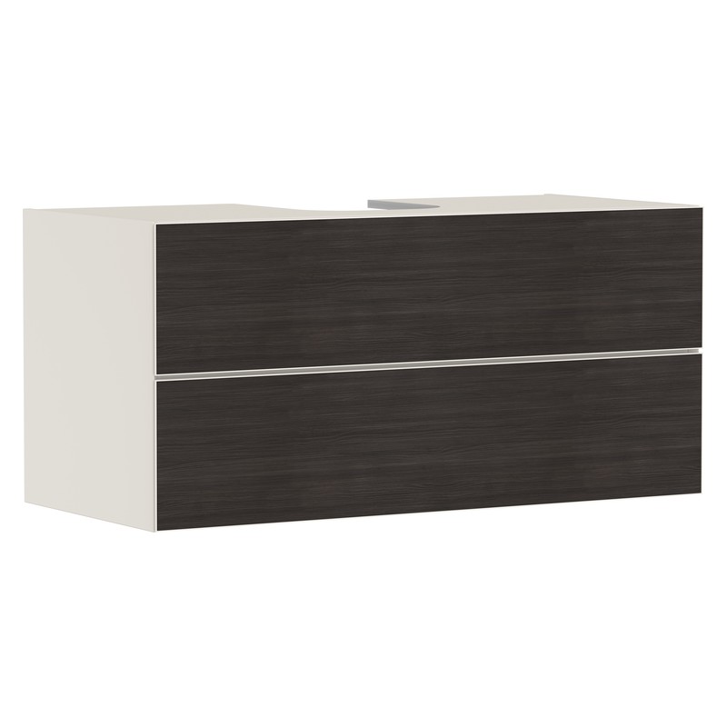Hansgrohe Xevolos E skrinka pod umývadlo 1180 x 550 mm s 2 zásuvkami pre dosku so zápustným umývadlom, pieskovo béžová matná, 54194730
