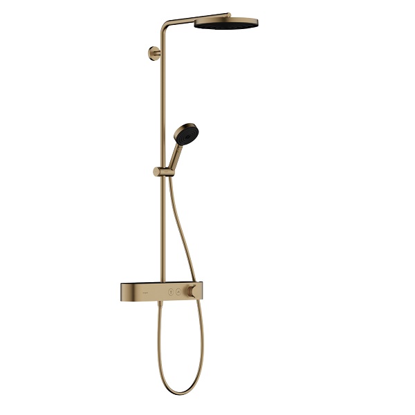 HANSGROHE Pulsify Showerpipe 260 1jet s termostatom ShowerTablet Select 400 kartáčovaný bronz 24220140