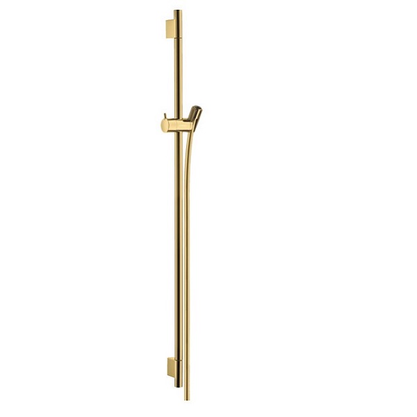 Hansgrohe Unica´S Puro sprchová tyč 90 cm so sprchovou hadicou leštený vzhľad zlata, 28631990