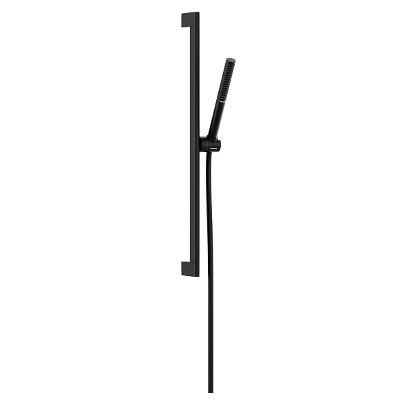 HANSGROHE Pulsify S sprchová sada 100 1jet EcoSmart+ so sprchovou tyčou 65 cm, matná čierna 24373670