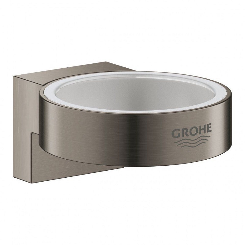 GROHE Selection držiak pohárika/dávkovača tekutého mydla, kartáčovaný Hard Graphite, 41027AL0