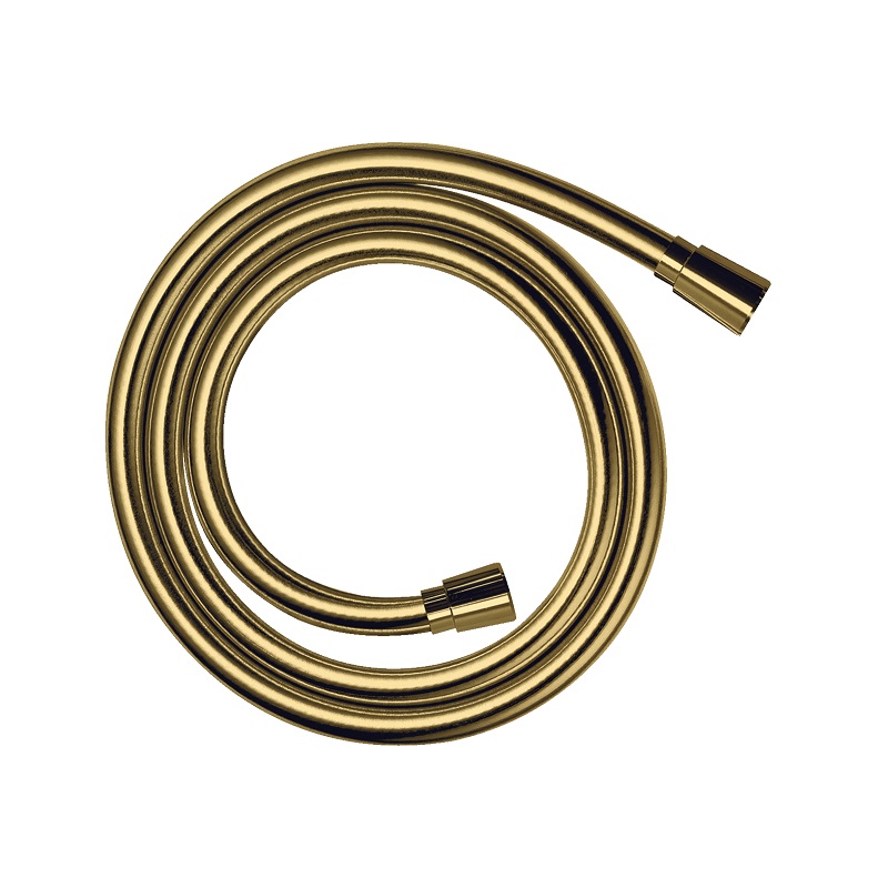 Hansgrohe sprchová hadica Isiflex 125 cm s klznou koncovkou proti pretočeniu leštený vzhľad zlata, 28272990