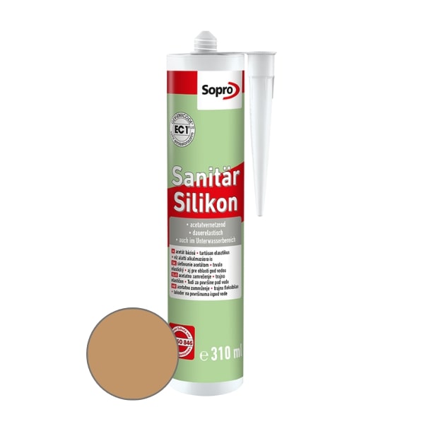 SOPRO silikón sanitárny caramel 38, 310 ml 239038