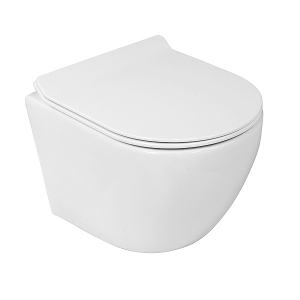 LAVITA SOGO Slim set 2v1- závesná WC misa Rim+  +  WC sedátko SOGO Slim so SoftClose biela