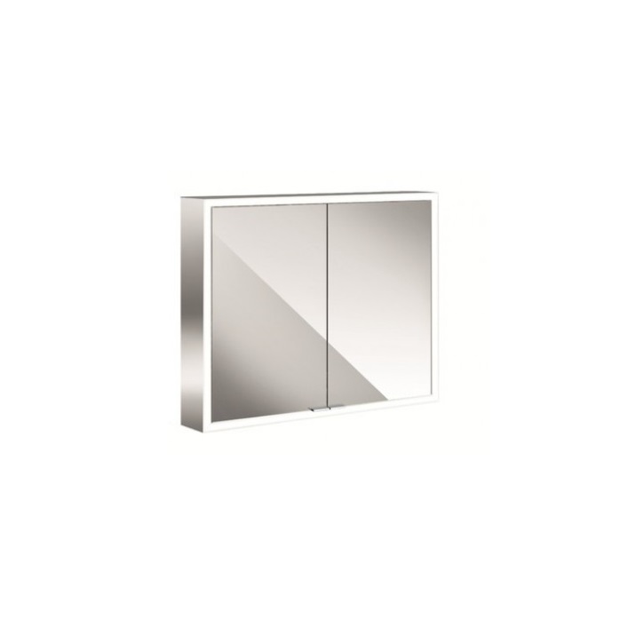 EMCO Asis Prime skrinka zrkadlová 80 cm biele sklo 949705162