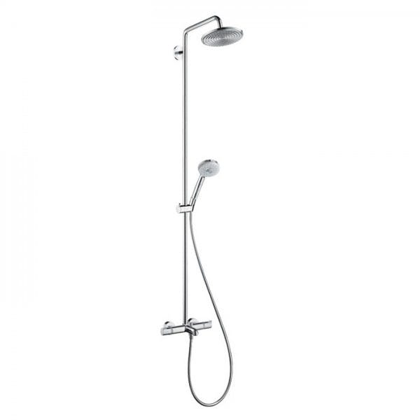 Hansgrohe Croma sprchový systém Showerpipe 220 1jet s termostatom k vani chróm, 27223000