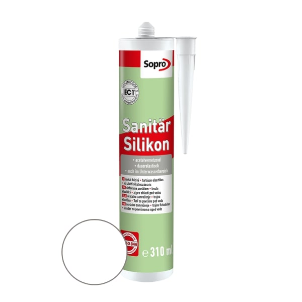 SOPRO silikón sanitárny transparent 00, 310 ml 239000