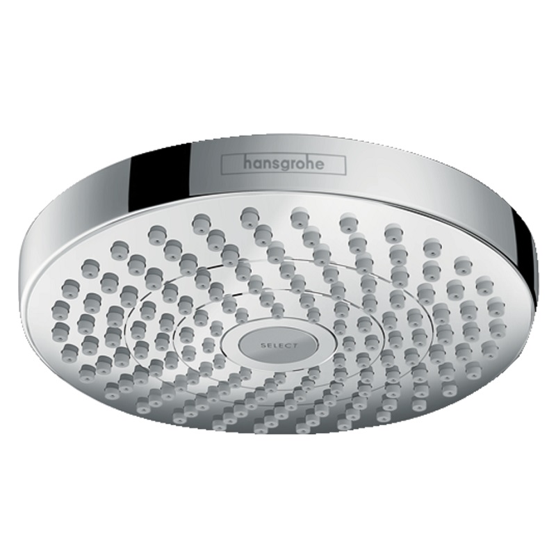 Hansgrohe Croma Select S hlavová sprcha 180 2jet EcoSmart k sprchovému ramenu chróm 26523000