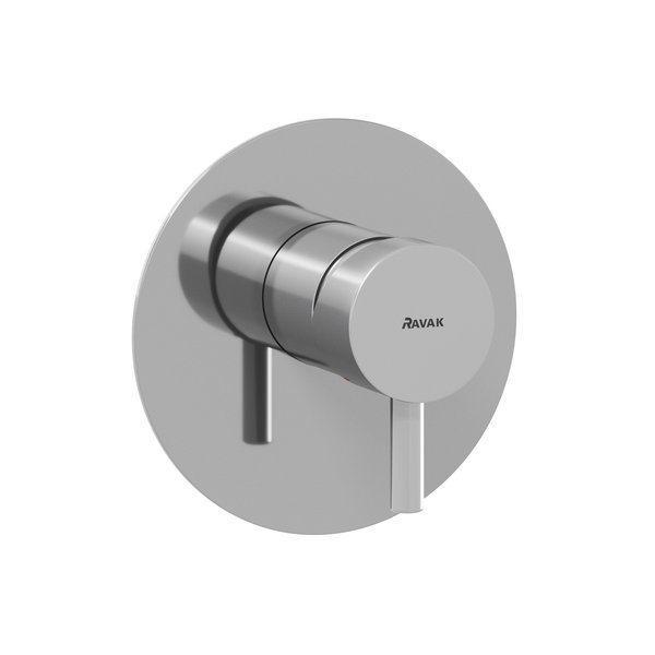 RAVAK Espirit batéria sprchová podomietková pre 1 spotrebič bez prepínača chróm X070205