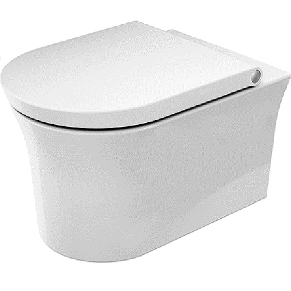 Duravit WHITE TULIP závesná WC misa 37 x 54 cm, Rimless, skryté upevnenie Durafix, Hygiene Flush, biela 2577090000