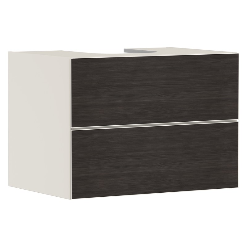 Hansgrohe Xevolos E skrinka pod umývadlo 780 x 550 mm s 2 zásuvkami pre dosku so zápustným umývadlom, pieskovo béžová matná, 54188730